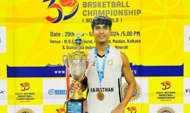 "राजस्थान ने 39वीं राष्ट्रीय यूथ बास्केटबॉल चैंपियनशिप में कर्नाटक को हराकर लगातार दूसरी बार जीता खिताब"