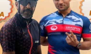 स्वच्छता जागरूकता के लिए दो साइकिलिस्ट का अनूठा प्रयास