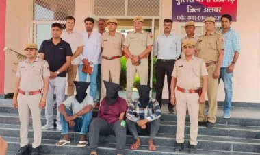 व्यापारी का अपहरण कर लूटपाट करने वाले 3 आरोपी बापर्दा गिरफ्तार