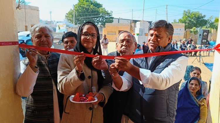 गांधी कोचिंग एकेडमी में मिलेगी गरीब बालिकाओं को मिलेगी निःशुल्क कोचिंग... विधायक मनोज मेघवाल ने किया उद्घाटन