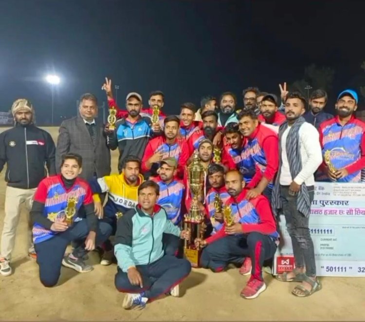 एसपीएल-3 क्रिकेट प्रतियोगिता मे शाहपुरा नाईट राइडर्स चैंपियन
