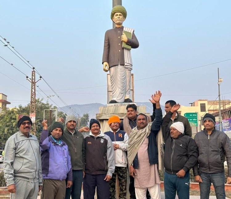 श्रमदान कर दिया राष्ट्रभक्ति एंव सेवा का संदेश