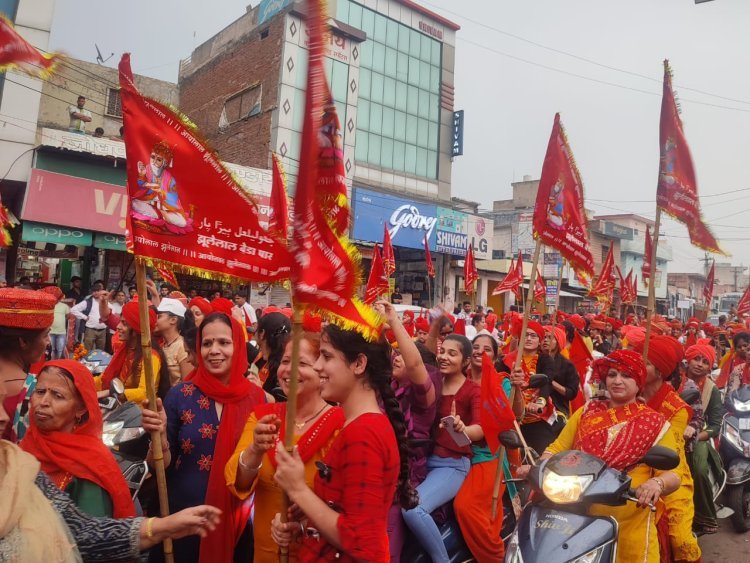 मातृशक्ति ने जनजागरण बाईक रैली के माध्यम से दिया सामाजिक संदेश