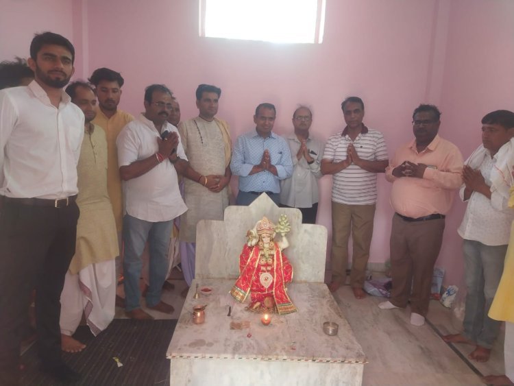 बालाजी महाराज की नूतन मूर्ति प्राण प्रतिष्ठा समारोह