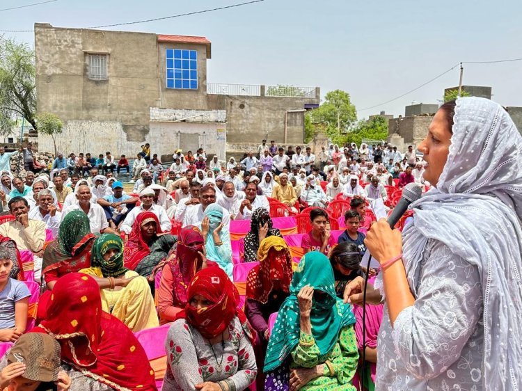 सादुलपुर मालानाबास में सांसद राहुल कस्वा पर विधायक कृष्णा पुनिया ने बोला हमला