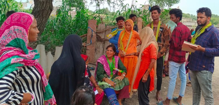 शहरी मोहल्लों में आरएलपी का सदस्यता अभियान