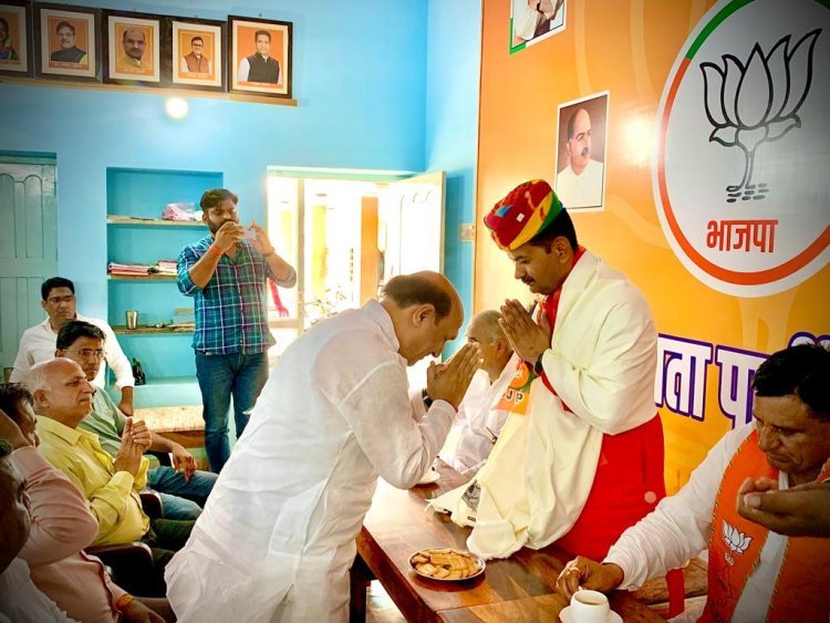 प्रदेश उपाध्यक्ष व नवनियुक्त जिला अध्यक्ष का किया भव्य स्वागत 