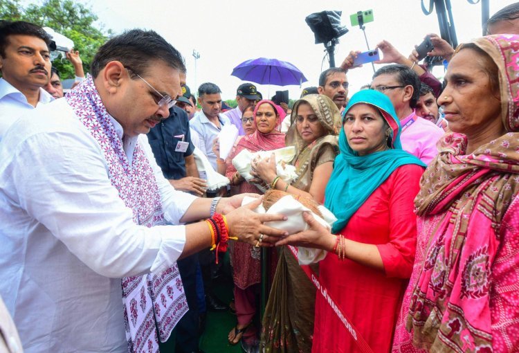 शूरवीरों की बहादुरी और अदम्य साहस अतुलनीय: भजनलाल -सीएम ने किया वीरांगनाओं का सम्मान