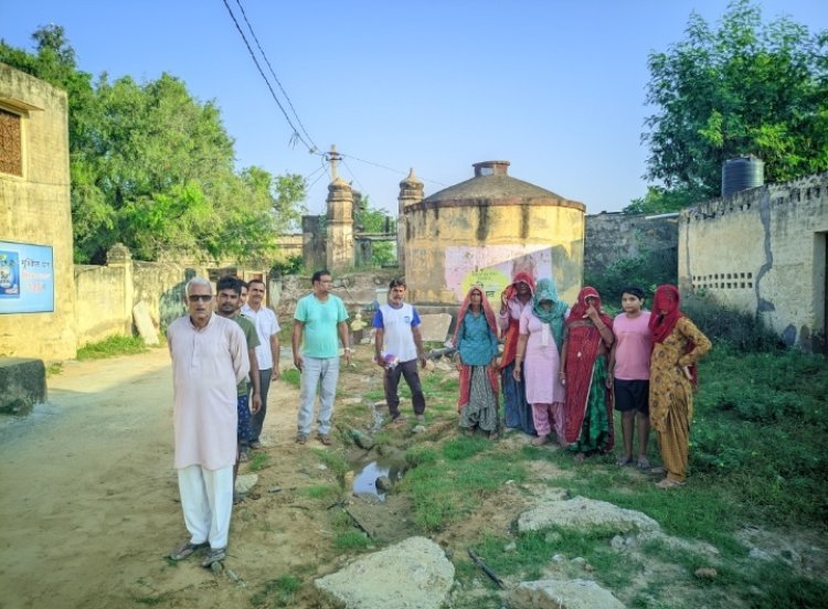 क्षतिग्रस्त सड़क बनी लोगों के लिए परेशानी का सबब