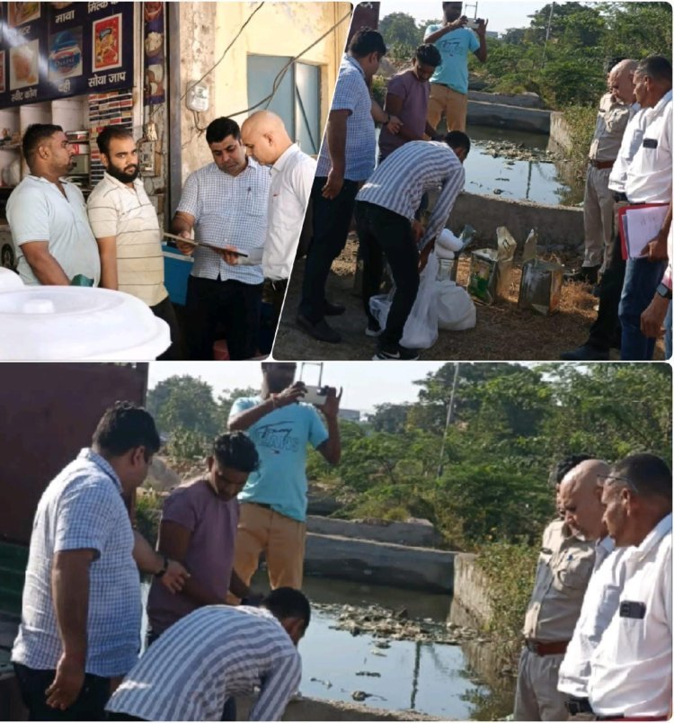 त्योहारी सीजन के मद्देनजर खाद्य सुरक्षा विभाग की बड़ी कार्रवाई: दूषित पनीर और रसगुल्ला जब्त