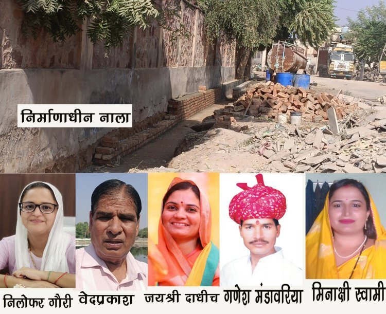 चापटिया तलाई में नया नाला लाने की योजना से जनता में रोष  