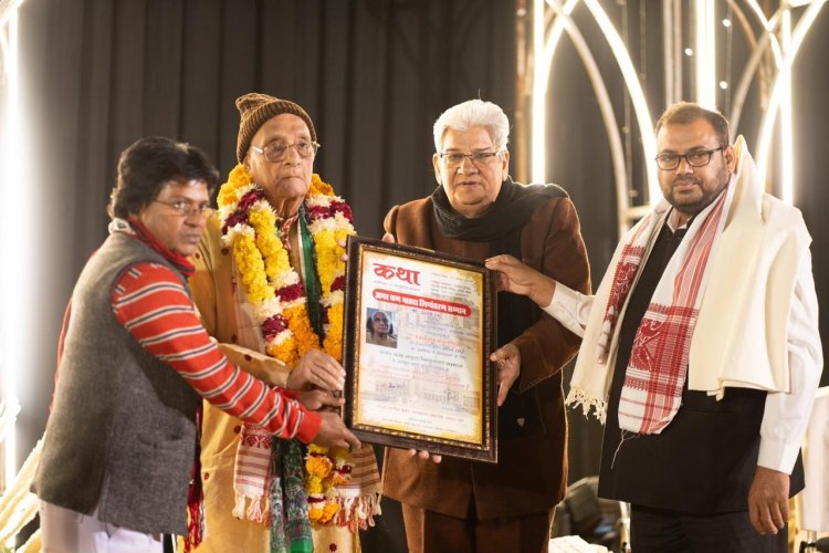 अनुवाद और लिप्यंतरण में योगदान के लिए देवी प्रसाद बागड़ोदिया सम्मानित 