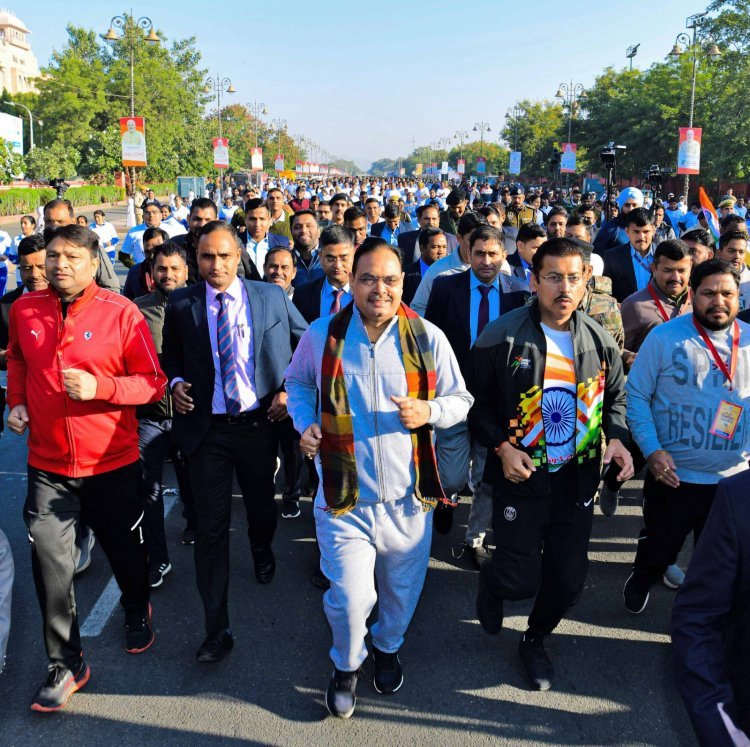 'रन फॉर विकसित राजस्थान' का शुभारंभ, मुख्यमंत्री ने युवाओं संग लगाई दौड़