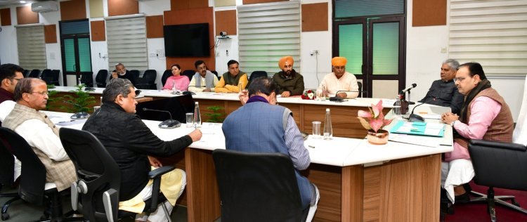 अजमेर और बीकानेर संभाग के विधायकों संग सीएम की बैठक, विकसित राजस्थान-2047 पर चर्चा