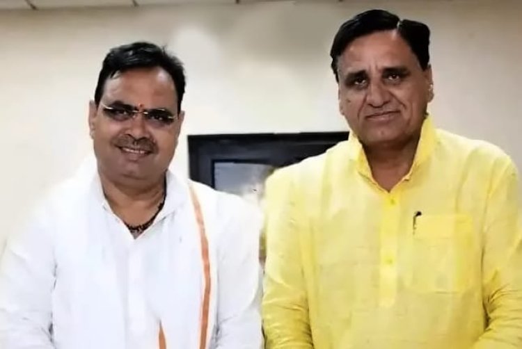 सीएम भजनलाल से विधायक हरलाल सहारण की मुलाकात, किसानों की समस्याओं की रखी बात