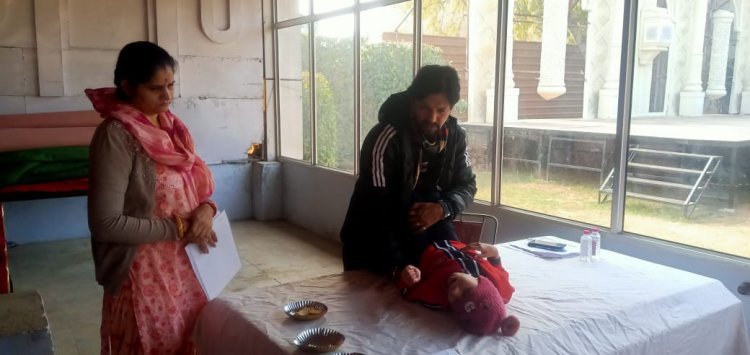 दिव्यांग बच्चों के लिए समुदाय आधारित पुनर्वास शिविर का सफल आयोजन 