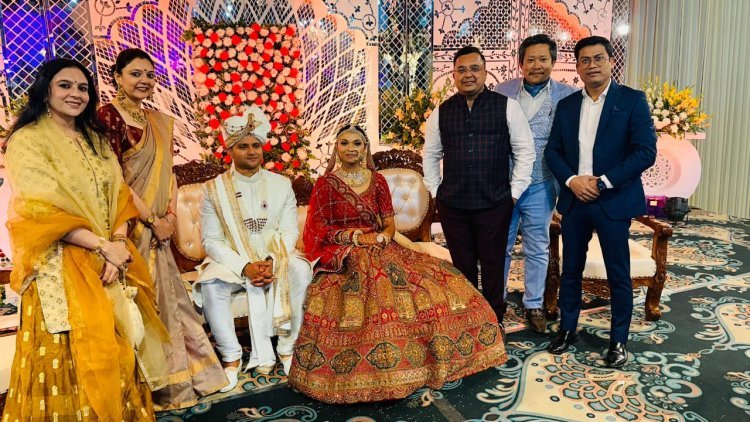 नरैना मूल के अनूप मंत्री राष्ट्रपति भवन में ऐतिहासिक विवाह समारोह के साक्षी बने 