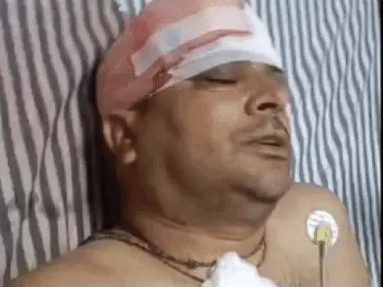 जयपुर में सरपंच पर जानलेवा हमला: लाठी-डंडों से पीटकर हाथ-पैर तोड़े, आरोप- पुलिस मौजूद थी, लेकिन तमाशा देखती रही