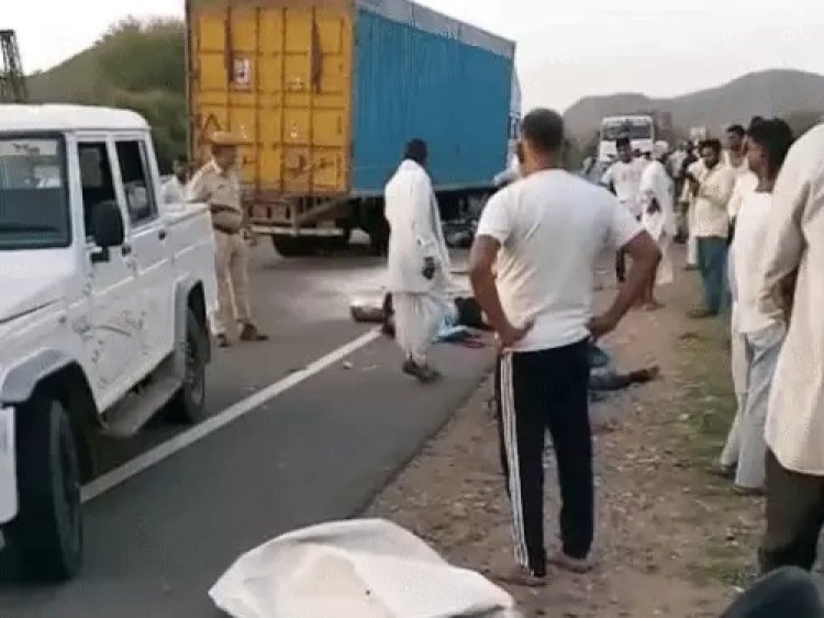 जयपुर में भीषण सड़क हादसा: दुल्हन सहित 5 की मौत, दूल्हा और 8 बाराती घायल; MP से लौट रही थी बारात
