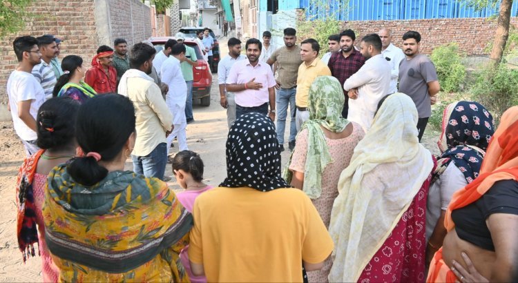 भाजपा नेता मोहित यादव की त्वरित पहल से श्याम नगर और जागुवास में पानी की समस्या का समाधान 