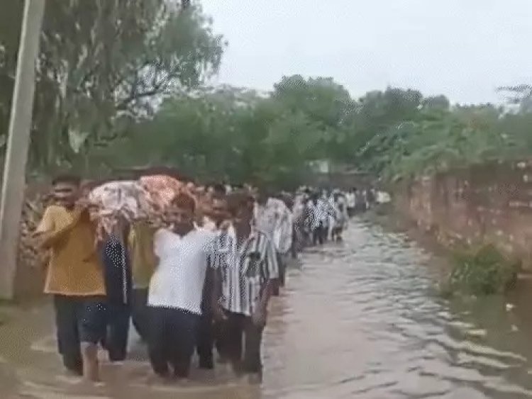 राजस्थान के 6 जिलों में बारिश का अलर्ट: अजमेर में दो बच्चों की डूबकर मौत, नागौर में घुटनों तक पानी में निकली शवयात्रा