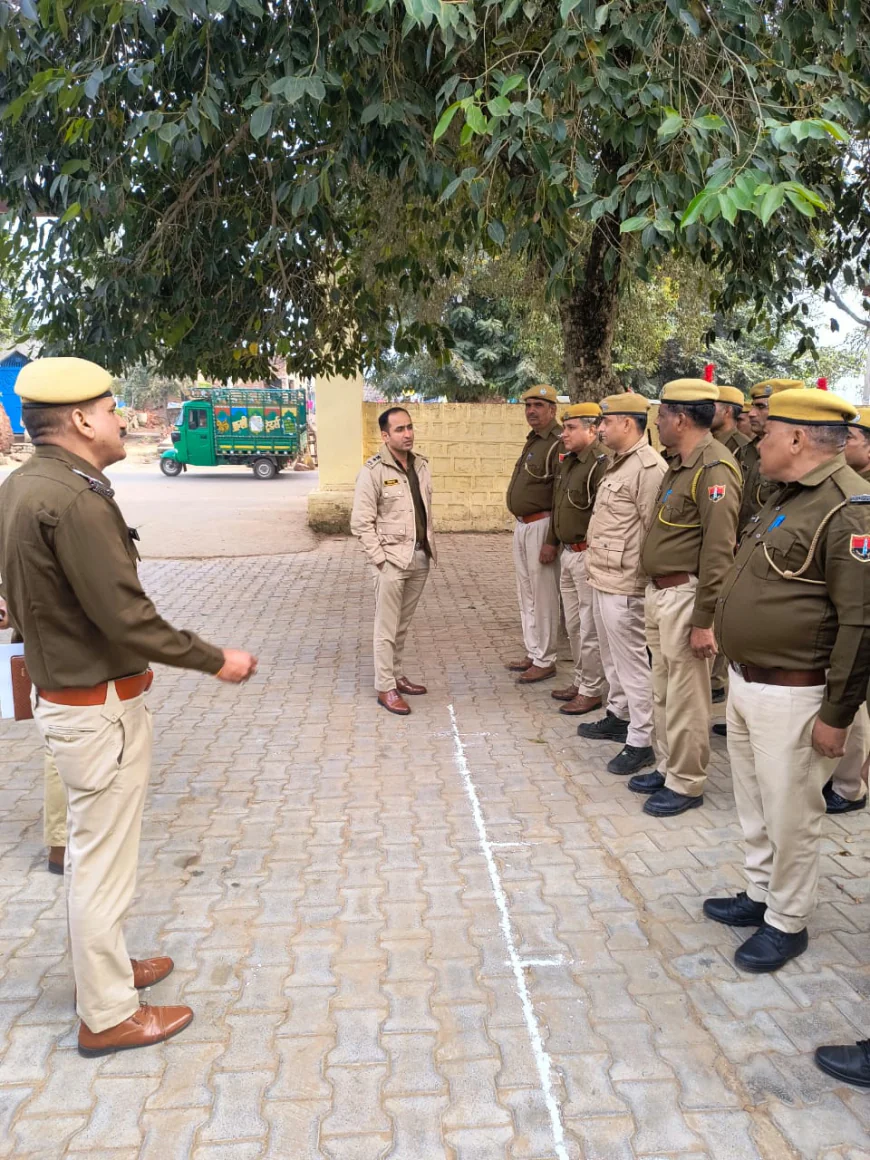 एसपी विकास सांगवान ने थाना कंचनपुर का किया निरीक्षण